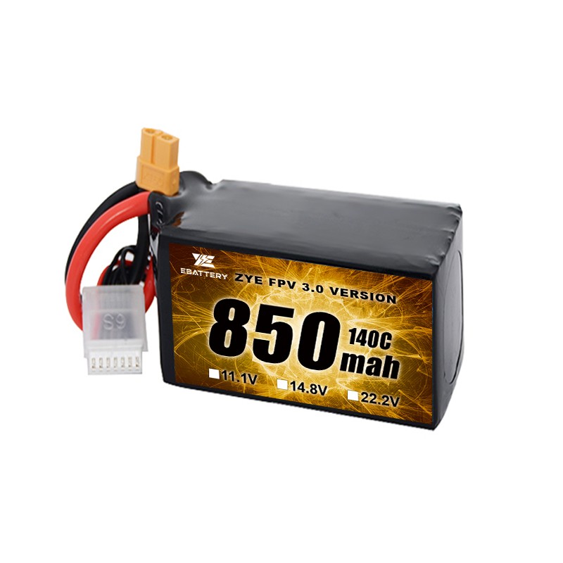 ছোট আকার 850mah 1100mah 1300mah 1500mah FPV Lipo ব্যাটারি